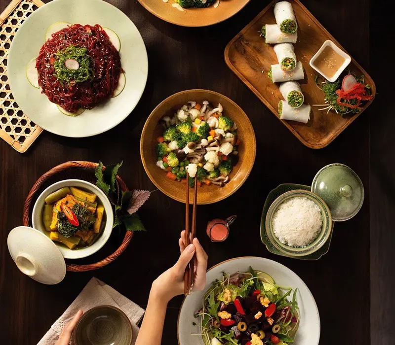 8 quán buffet chay Hà Nội menu đa dạng và thanh đạm
