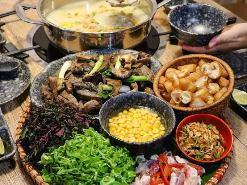 12 địa điểm thưởng thức lẩu ch&aacute;o H&agrave; Nội thơm ngon nức tiếng 7