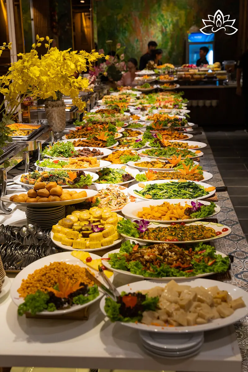 8 quán buffet chay Hà Nội menu đa dạng và thanh đạm 6