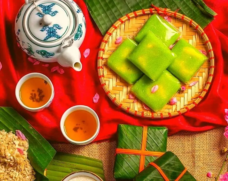B&aacute;nh cốm H&agrave; Nội, hương vị ngọt ng&agrave;o của mảnh đất thủ đ&ocirc; 2