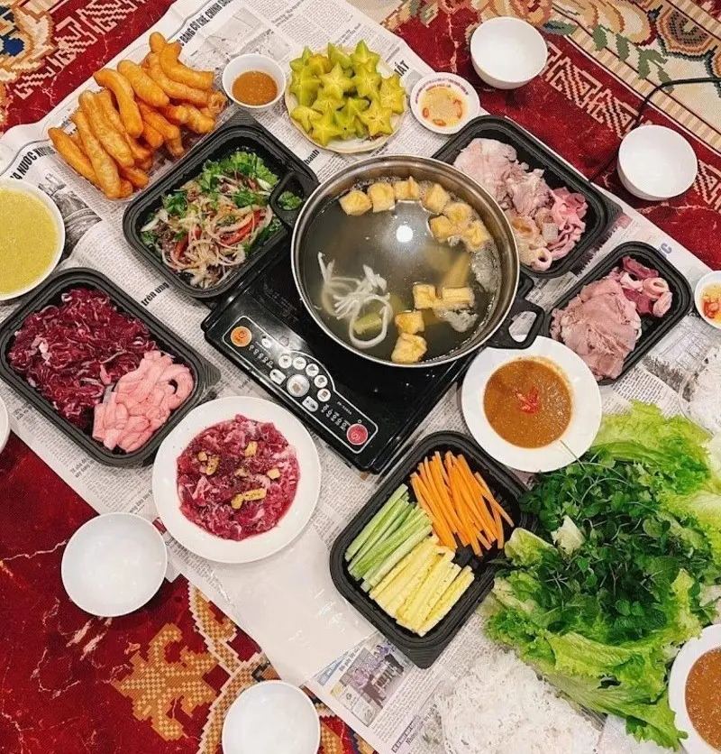 Lưu ngay 15 qu&aacute;n lẩu b&ograve; nh&uacute;ng giấm ngon nức tiếng H&agrave; Th&agrave;nh 2