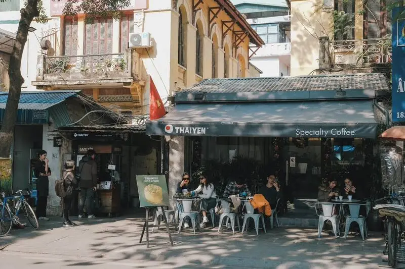THAIYEN Cafe Qu&aacute;n Th&aacute;nh (Th&aacute;i Y&ecirc;n): Tiệm c&agrave; ph&ecirc; vibe trong trẻo giữa H&agrave; th&agrave;nh 2