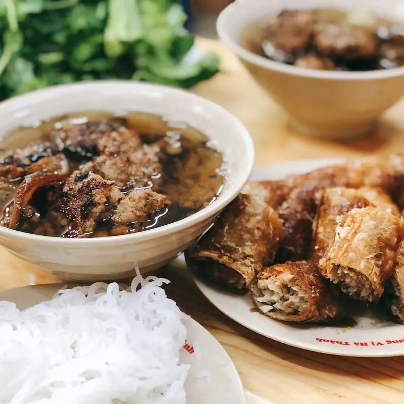 Thưởng thức B&uacute;n Chả Đắc Kim g&oacute;i trọn tinh hoa ẩm thực H&agrave; Nội 6