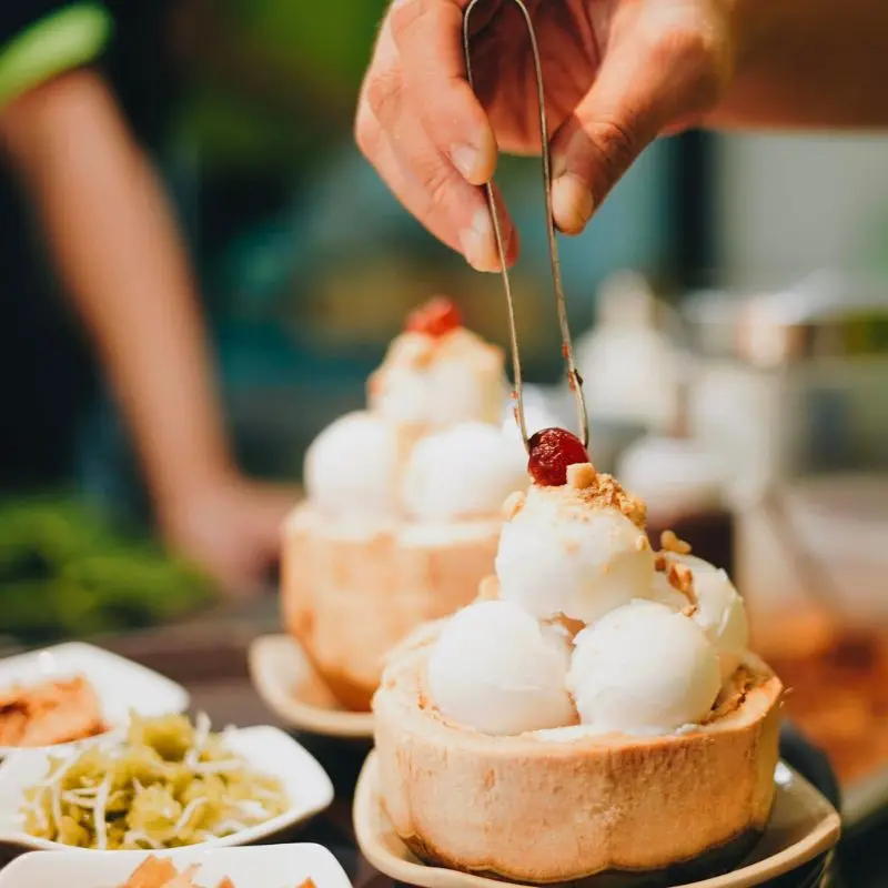 Top 6 địa chỉ thưởng thức kem C&ocirc;n Đảo dừa đất ngay tại H&agrave; Nội 3