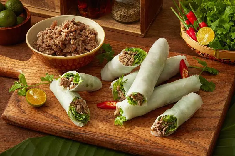 Top 8 qu&aacute;n m&oacute;n cuốn ngon H&agrave; Nội, trọn vị tinh hoa trong sự đơn giản 4