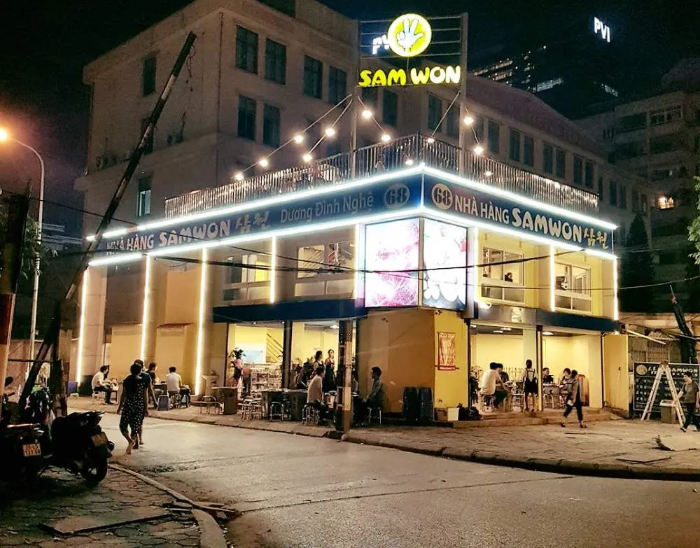 Muốn trải nghiệm thịt nướng chuẩn vị Hàn, bạn phải đến ngay Nhà hàng Samwon nhé