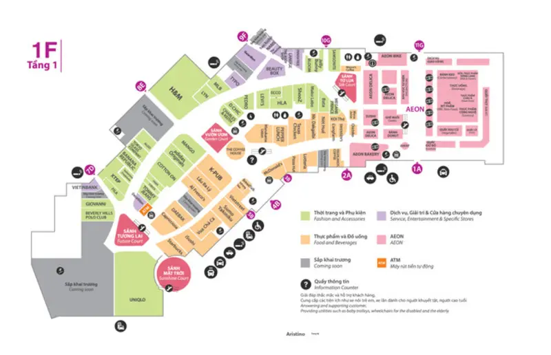 Aeon Mall Hà Đông có gì? Kinh nghiệm mua sắm, ăn uống, giải trí chi tiết 3