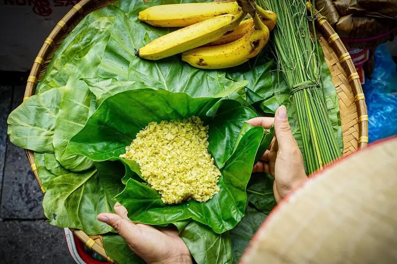 Ng&aacute;t hương L&agrave;ng V&ograve;ng : Địa danh nổi tiếng với nghề l&agrave;m cốm 5