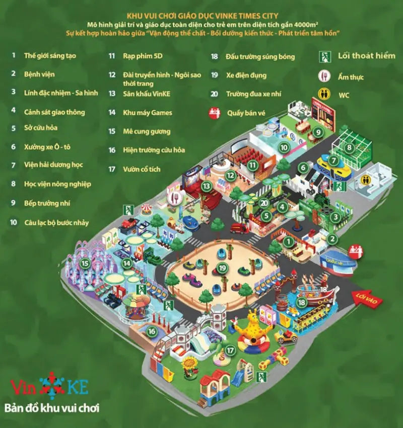 Review trải nghiệm VinKE Times City, khu vui chơi gi&aacute;o dục cực hấp dẫn 3