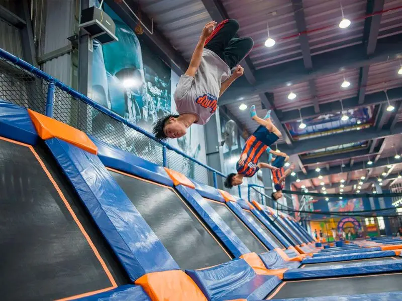 Vui chơi tại Jump Arena H&agrave; Nội review khu Trampoline nổi tiếng 12