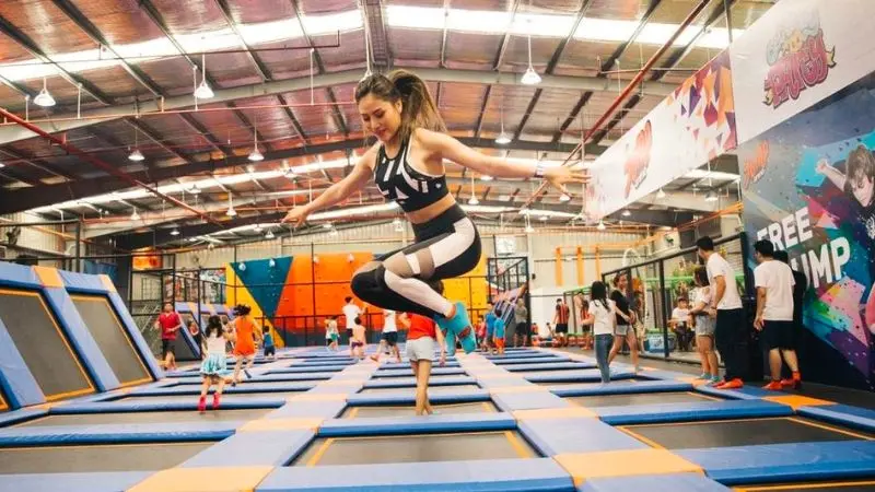 Vui chơi tại Jump Arena H&agrave; Nội review khu Trampoline nổi tiếng 14