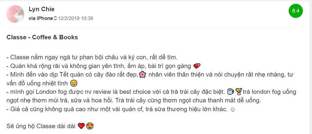 Cả v&ugrave;ng trời b&igrave;nh y&ecirc;n đến lạ tại Classe Coffee n Books 13