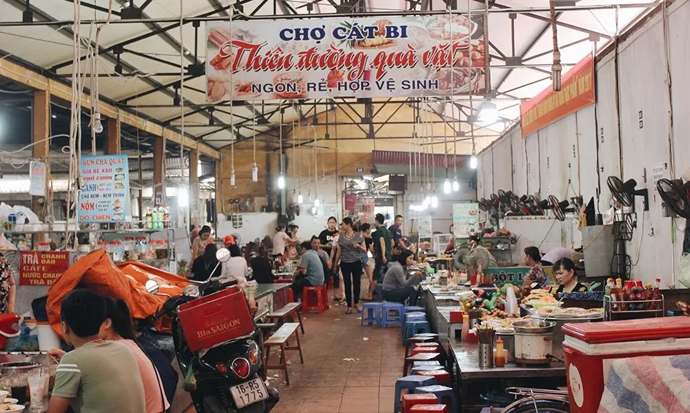 C&agrave;n qu&eacute;t 1001 m&oacute;n ngon tại thi&ecirc;n đường Ẩm thực Chợ C&aacute;t Bi Hải Ph&ograve;ng 5