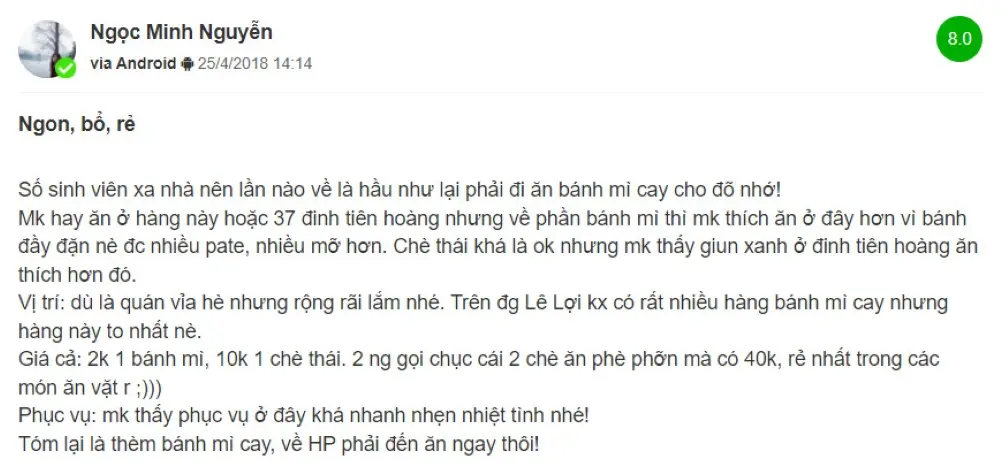 Ngất ng&acirc;y với B&aacute;nh m&igrave; cay B&agrave; Gi&agrave; Hải Ph&ograve;ng chỉ từ 2.000 đồng một ổ 10