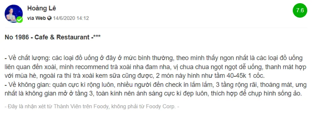 No 1986 Coffee chiếm trọn spotlight với lối kiến tr&uacute;c kh&aacute;c lạ giữa l&ograve;ng Đất Cảng 20