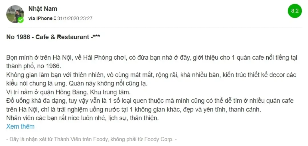 No 1986 Coffee chiếm trọn spotlight với lối kiến tr&uacute;c kh&aacute;c lạ giữa l&ograve;ng Đất Cảng 18