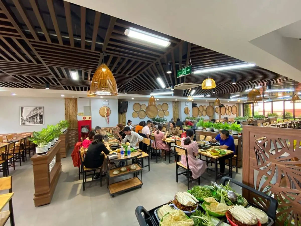 No đẫy bụng nồi Lẩu cua đồng Minh Quỳnh Hải Ph&ograve;ng chất lượng 6
