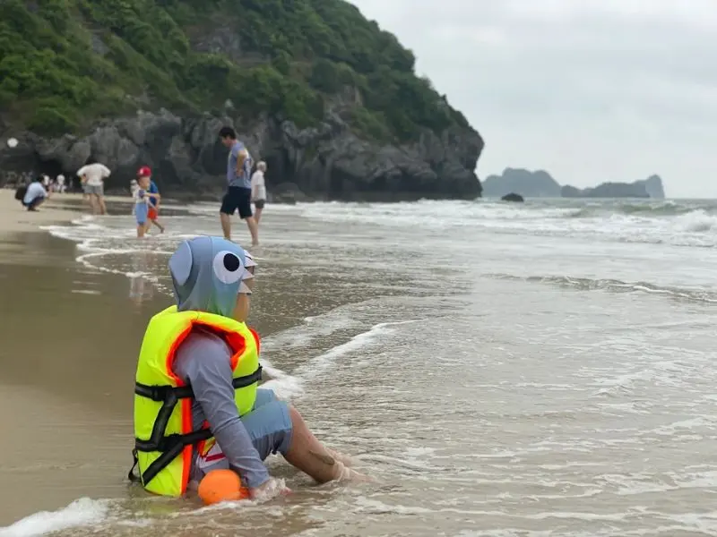 Bãi biển Cát Cò 3 hoang sơ, yên tĩnh và đẹp nhất đảo Cát Bà 4