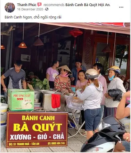 Du lịch Hội An nhất định phải thử qua b&aacute;nh canh b&agrave; Qu&yacute;t 11