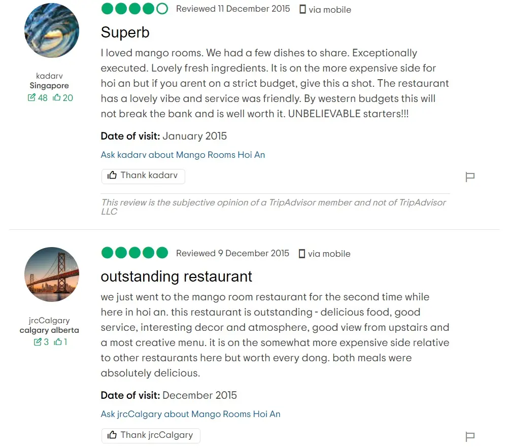 Mango Rooms Restaurant Hoi An - Nh&agrave; h&agrave;ng ch&iacute;nh gốc Đức ở Hội An 22