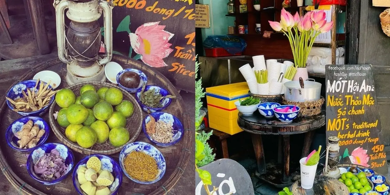 M&oacute;t Hội An - Nước thảo mộc sả chanh mộc mạc hồn phố thị cổ 6
