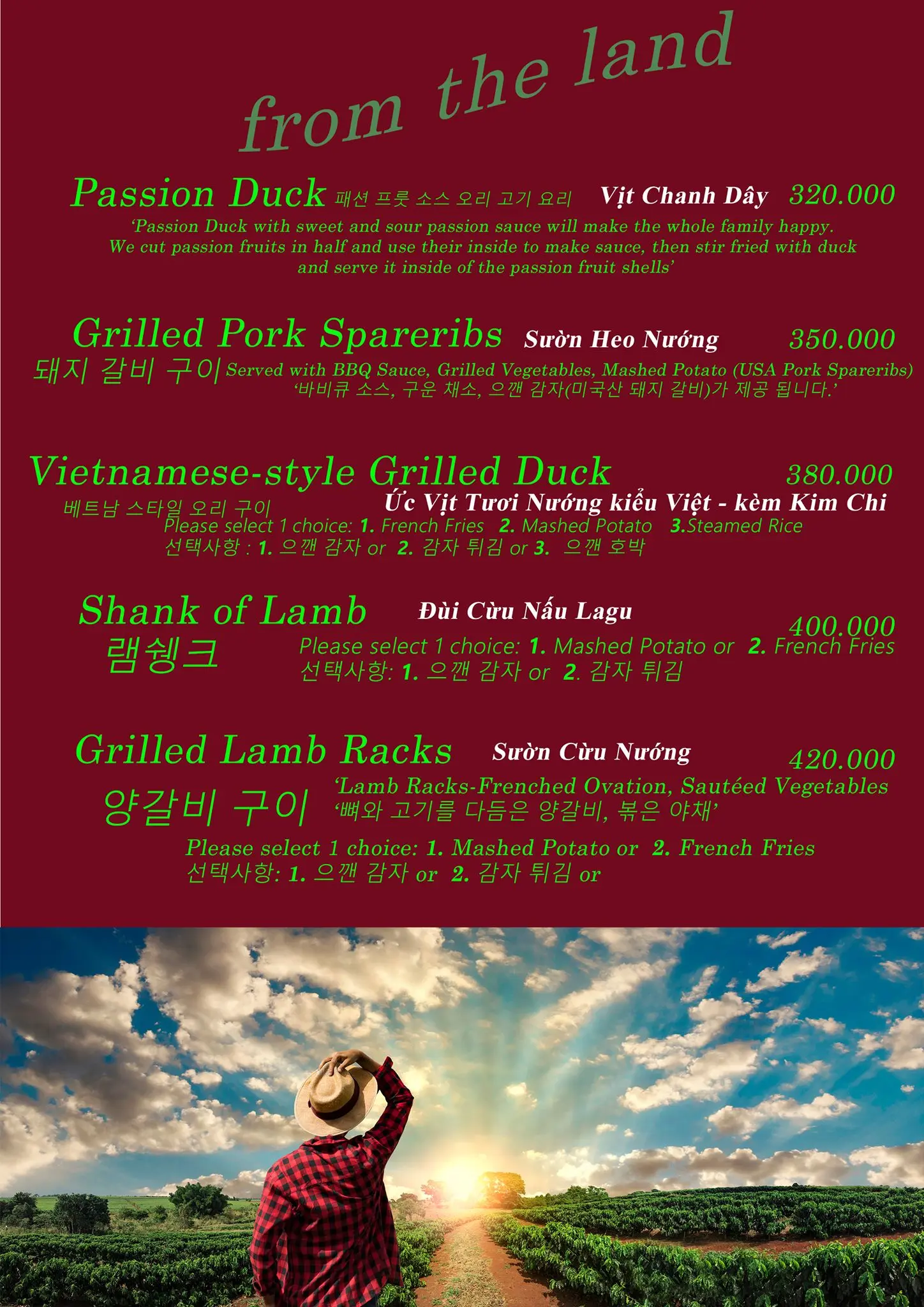 Rice Drum Restaurant Hoi An - Steak house cao cấp phục vụ m&oacute;n b&ograve; tơ chất lượng nhất Hội An 7
