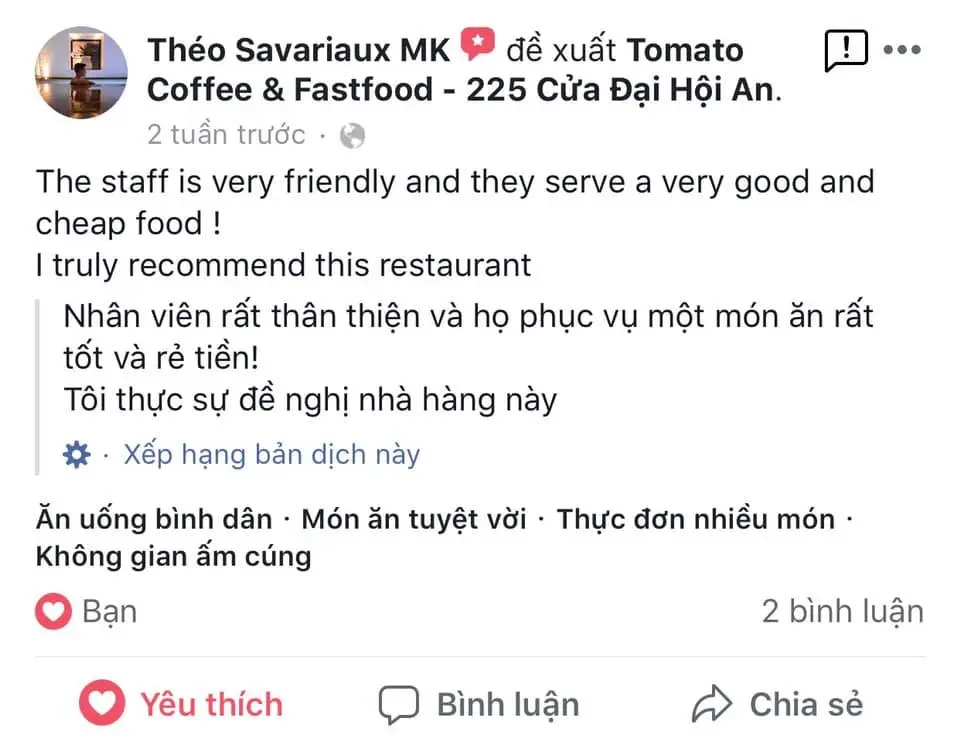 Tomato Italian Restaurant Hoi An - Thưởng thức hương vị &Yacute; ở phố cổ 15