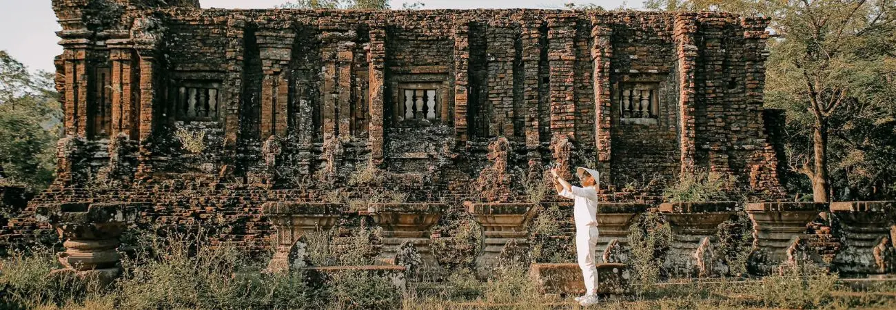 Đến Thánh địa Mỹ Sơn chiêm ngưỡng tuyệt tác kiến trúc Chăm Pa