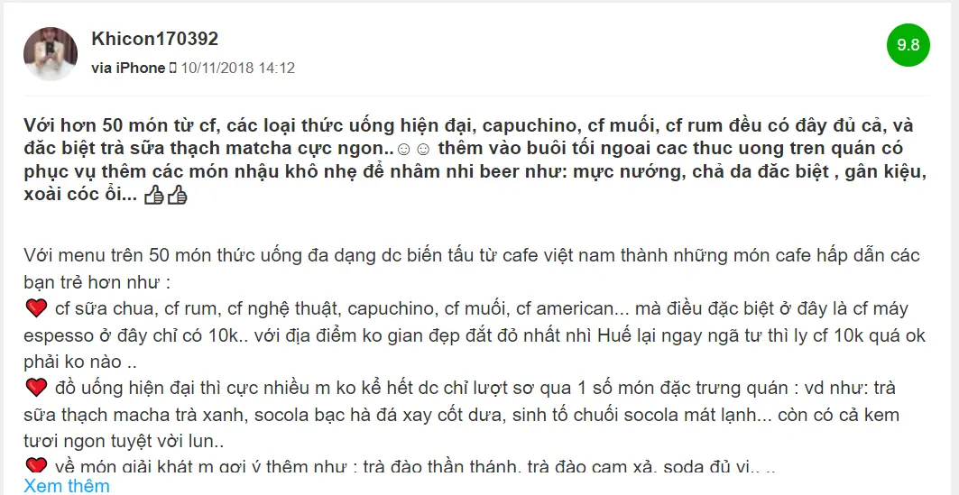 Gh&eacute; L&uacute;a caf&eacute; thưởng thức hương vị c&agrave; ph&ecirc; Espresso 7