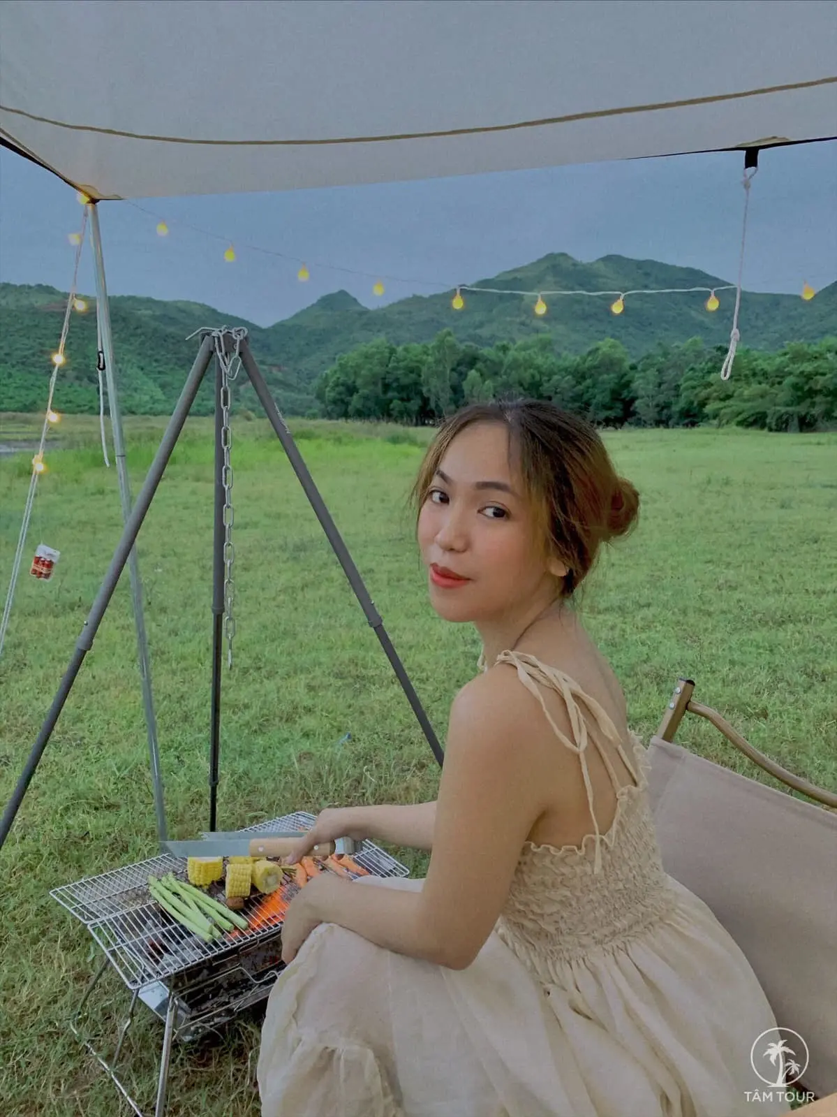 Buổi chiều ngồi chill - Cùng Tâm Tour cắm trại giữa núi rừng Nha Trang đẹp tựa tranh vẽ 4