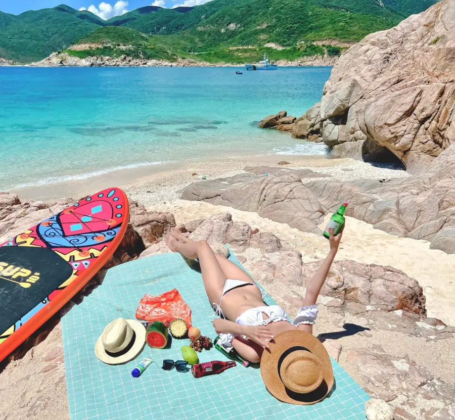 Hai ng&agrave;y kh&aacute;m ph&aacute; Đảo B&igrave;nh Hưng si&ecirc;u th&uacute; vị c&ugrave;ng Nguyễn Thu Trang 2