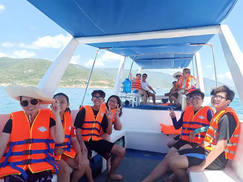 H&agrave;nh tr&igrave;nh kh&aacute;m ph&aacute; đảo B&igrave;nh Hưng thơ mộng, thanh b&igrave;nh 4