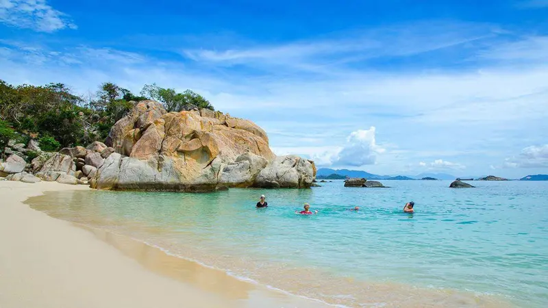 H&agrave;nh tr&igrave;nh kh&aacute;m ph&aacute; đảo B&igrave;nh Hưng thơ mộng, thanh b&igrave;nh 5