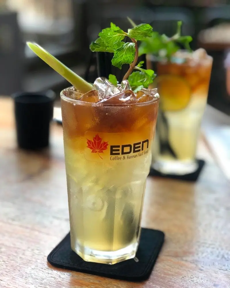 Gh&eacute; EDEN Coffee trải nghiệm m&ocirc; h&igrave;nh phục vụ 2 trong 1 4