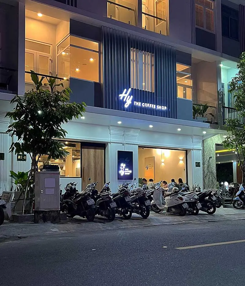 Hy the coffee shop và không gian cà phê trẻ trung, hiện đại 2