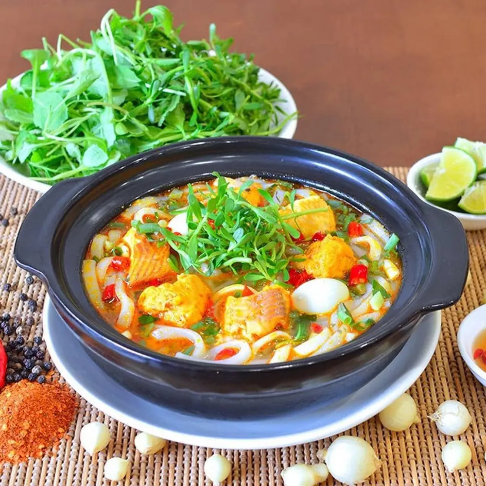 B&aacute;nh canh c&aacute; l&oacute;c Akay g&acirc;y thương nhớ tại Kon Tum 2