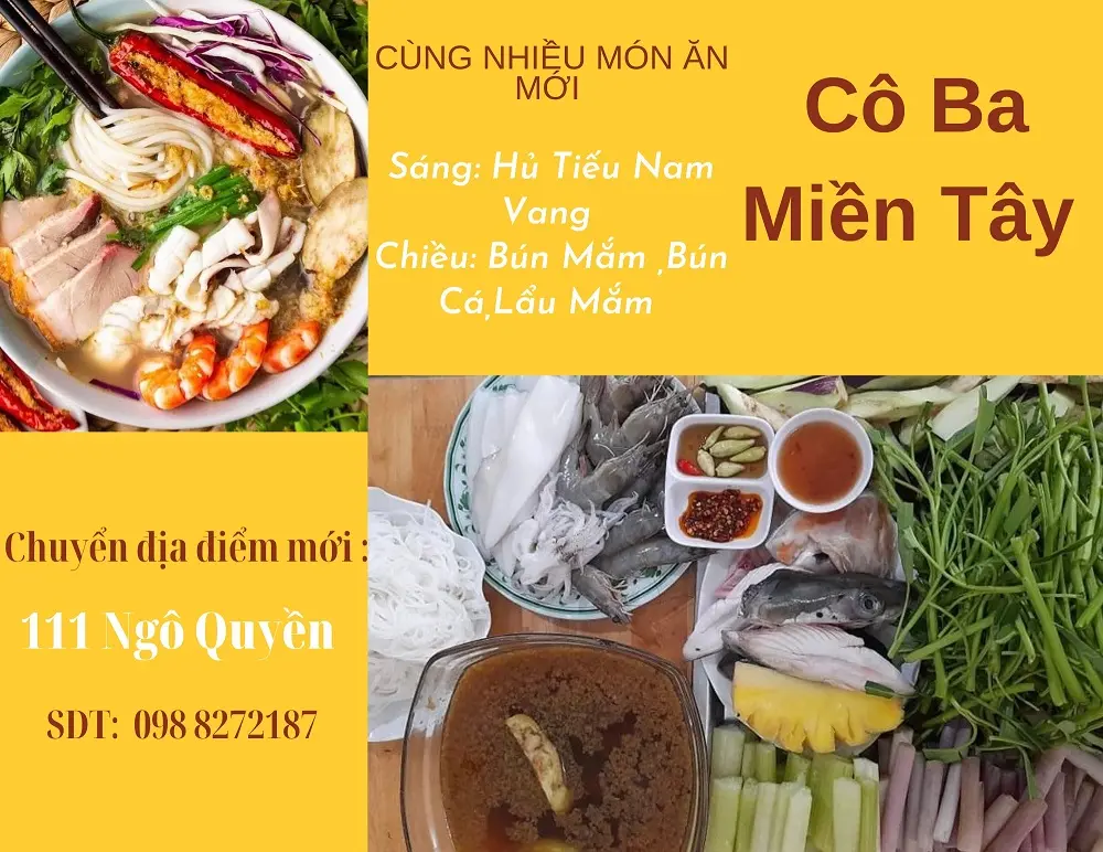 Đến Quán Cô Ba Miền Tây thưởng thức hương vị đặc biệt tại phố núi 4
