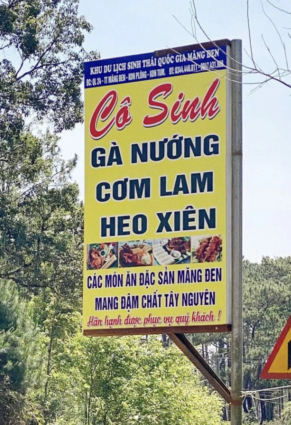 G&agrave; nướng cơm lam C&ocirc; Sinh, qu&aacute;n ăn Măng Đen bậc nhất 6