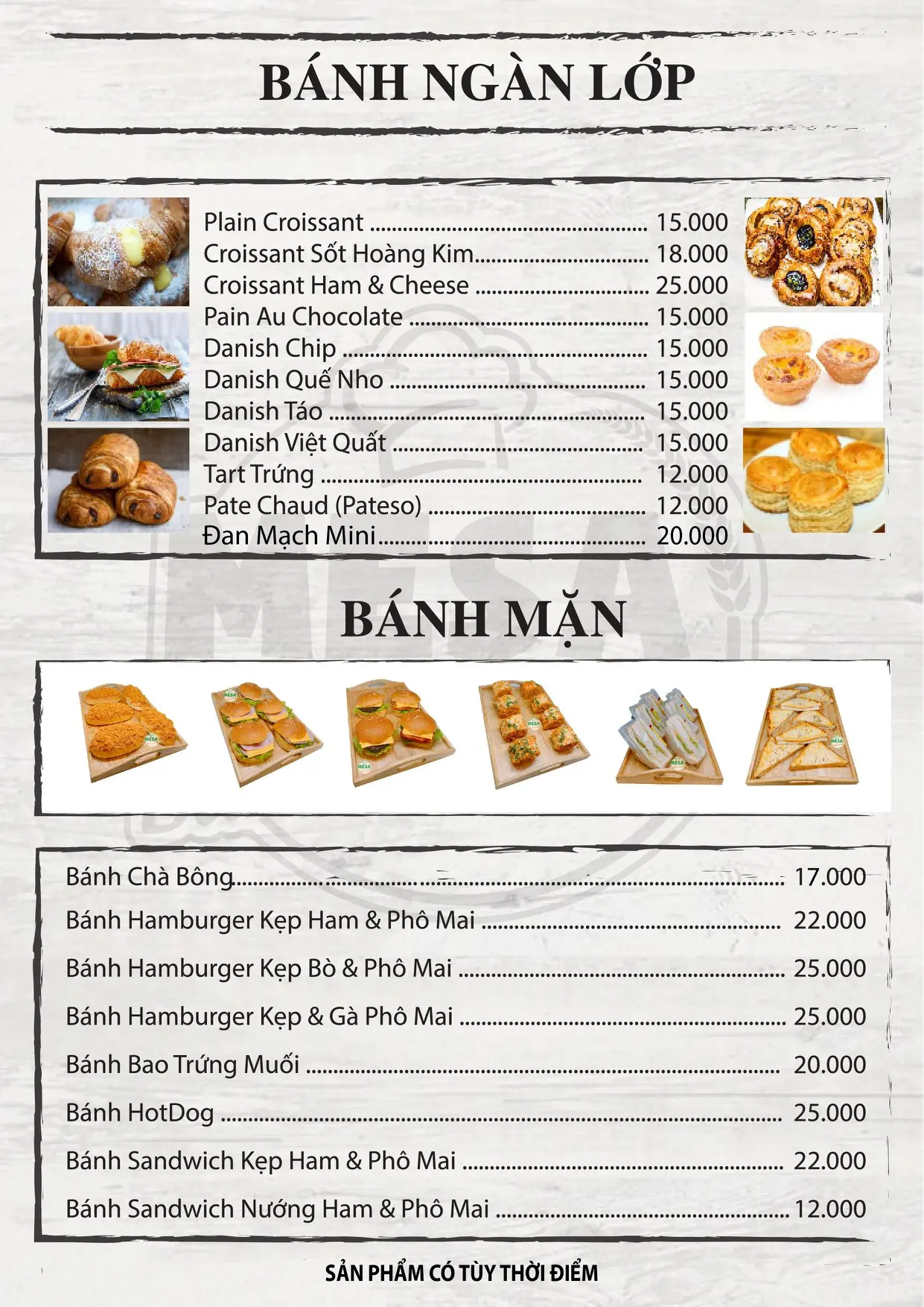 Mesa Bakery Coffee nơi lu&ocirc;n mang đến l&agrave;n gi&oacute; mới mẻ với menu độc đ&aacute;o 7