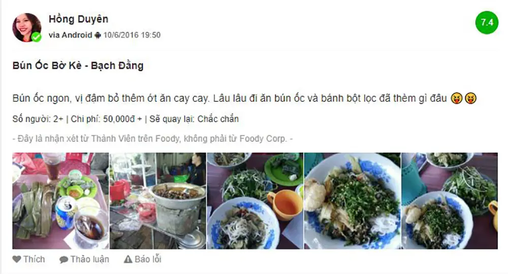 Quán ốc Bờ Kè, quán ăn ngon lâu đời ở Kon Tum 7