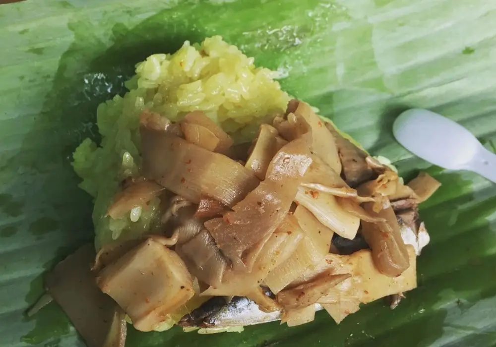 Thưởng thức món Xôi măng cá nục thơm ngất ngây giữa lòng Kon Tum 2