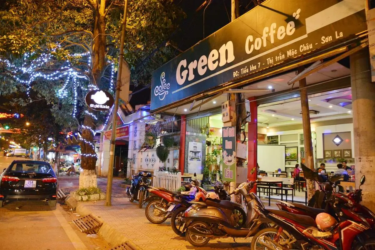 Green Coffee - Qu&aacute;n caf&eacute; xanh b&igrave;nh y&ecirc;n tại Mộc Ch&acirc;u 2