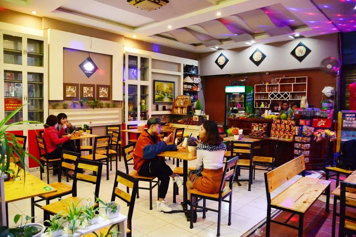 Green Coffee - Qu&aacute;n caf&eacute; xanh b&igrave;nh y&ecirc;n tại Mộc Ch&acirc;u 4