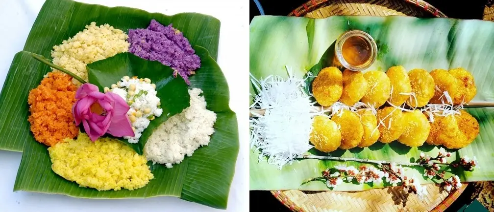 L&ecirc;n T&acirc;y Bắc thưởng thức x&ocirc;i ngũ sắc &ndash; b&aacute;nh sắn Mộc Ch&acirc;u d&acirc;n d&atilde; m&agrave; độc đ&aacute;o 2