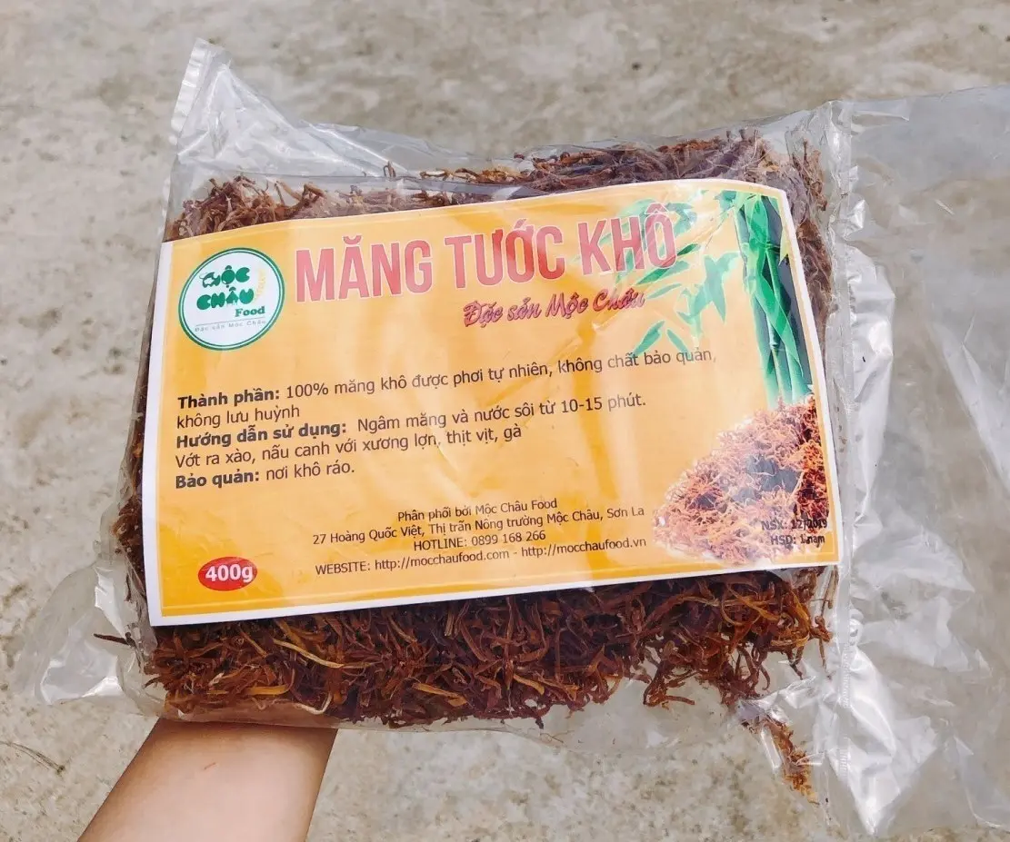 Thơm ngon măng khô Mộc Châu – Đặc sản nổi tiếng của Tây Bắc 7