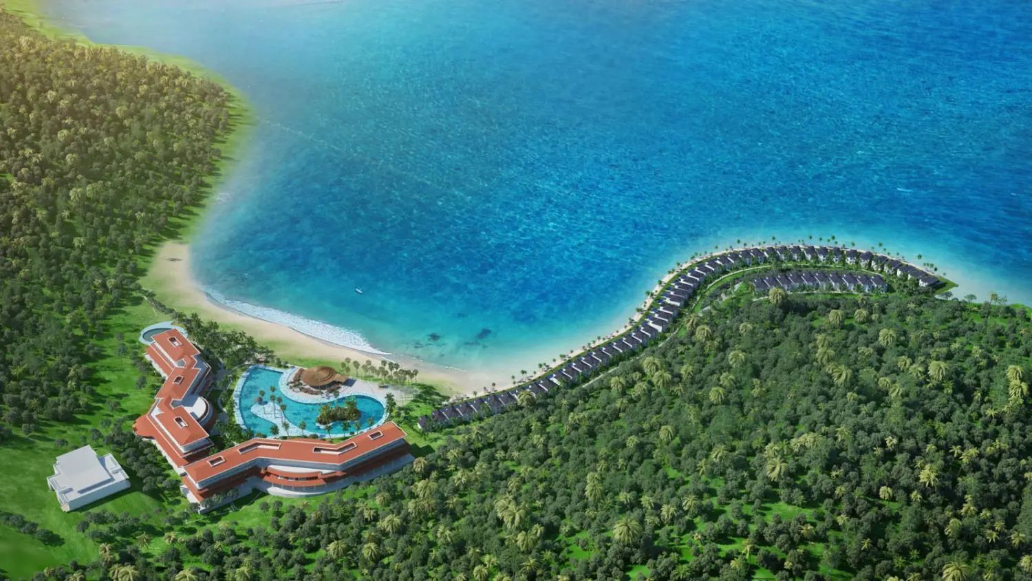 Tiểu Bali xuất hiện đẹp cực phẩm tại làng du lịch Bãi Trũ, Đầm Già