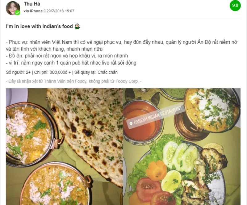 Chuẩn vị Ấn kh&ocirc;ng ở đ&acirc;u xa, đến ngay Nha Trang Ganesh Indian Restaurant 14