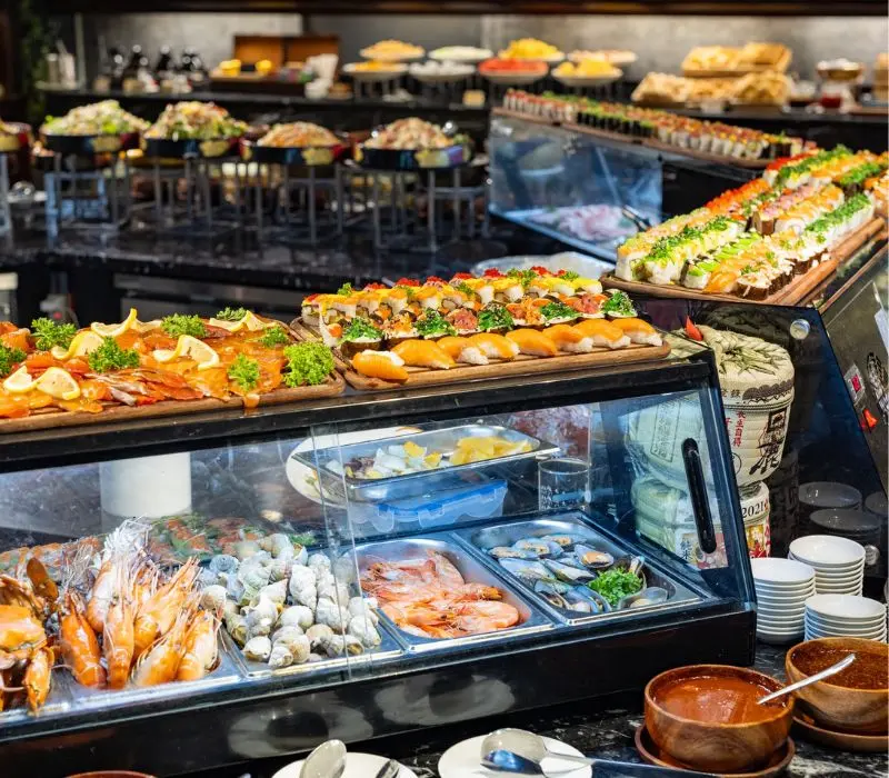 Ngon Gallery Nha Trang Restaurant: Thi&ecirc;n đường buffet t&ocirc;m h&ugrave;m view biển 5