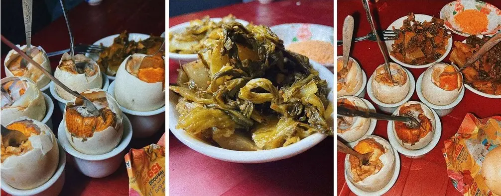 Review m&oacute;n ngon Ninh B&igrave;nh với m&oacute;n trứng vịt lộn nướng cực kỳ ngon 3
