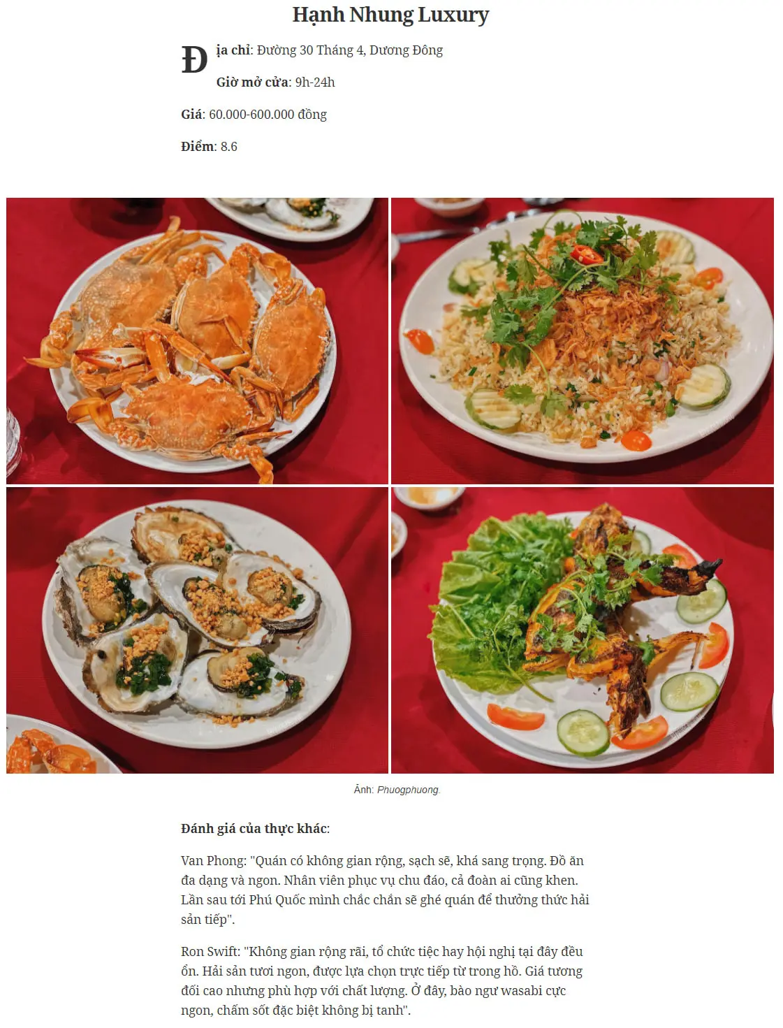 Hạnh Nhung Luxury Restaurant - Chuỗi nh&agrave; h&agrave;ng c&oacute; thiết kế đẹp v&agrave; rộng nhất Ph&uacute; Quốc 29